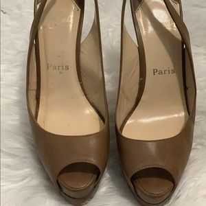 SOLD! Christian Louboutin Brown Heels size 39.5